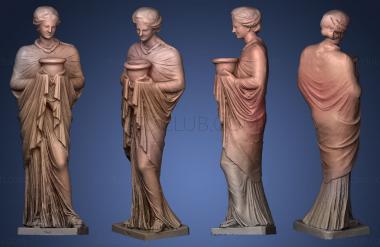 3D model Standing Isis priest (STL)