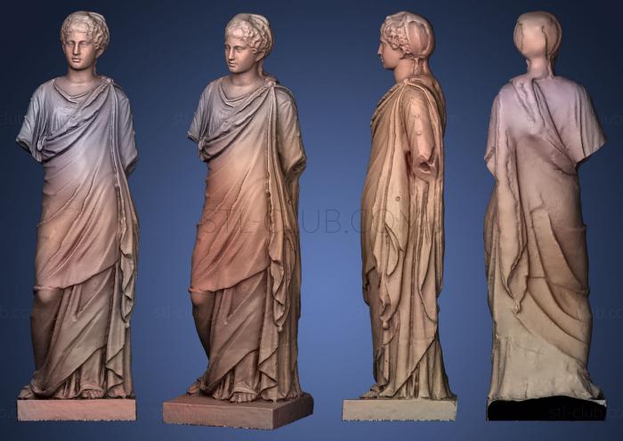 3D model Statue of young woman (STL)