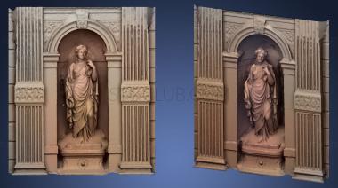 3D model The Lyric Poetry Angers Theater 1871 (STL)