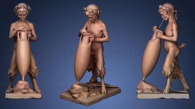 3D model Young Satyr drinking Wine (STL)