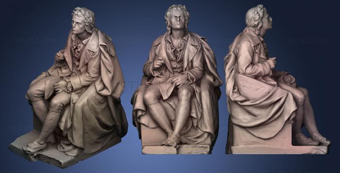 3D model Friedrich von Schiller (STL)