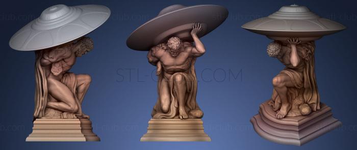 Hercules holding UFO