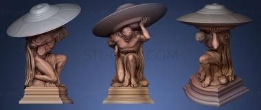 3D model Hercules holding UFO (STL)