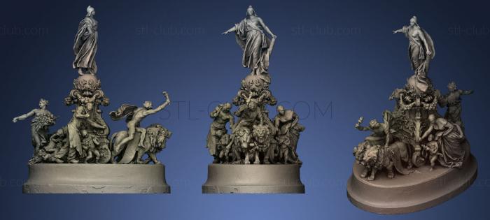 3D model Le triomphe de la Rpublique (STL)