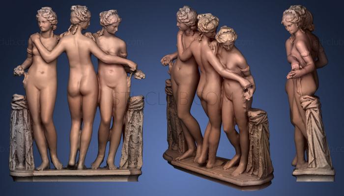 Les 3 Graces Salle Caryatide