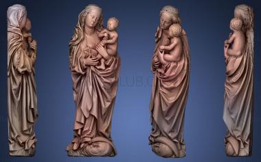 3D model Madonna z Dziecitkiem (STL)