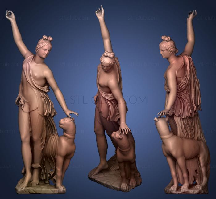 3D model Nymph and Panther Inv (STL)