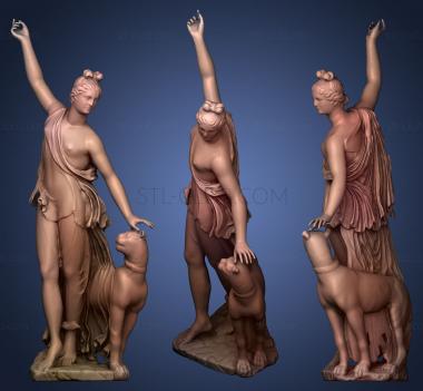 3D model Nymph and Panther Inv (STL)