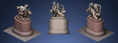 3D model Sathyre and Bacchante (STL)