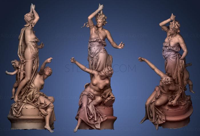 3D model Selfie in Orsay Museum Paris 3 (STL)