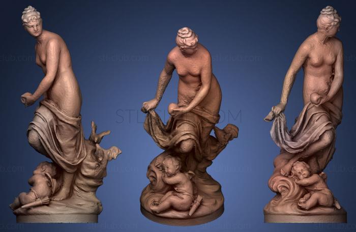 3D model Venus with the apple of Paris (STL)