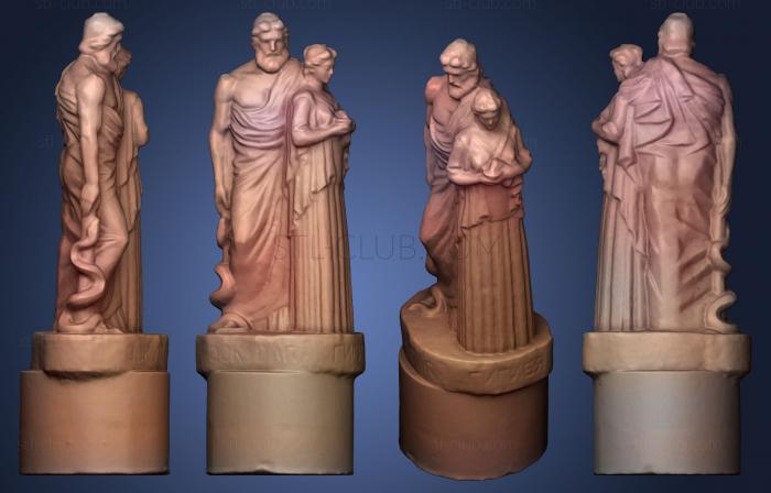 3D model Aesculapius Et Hygeia 150 (STL)