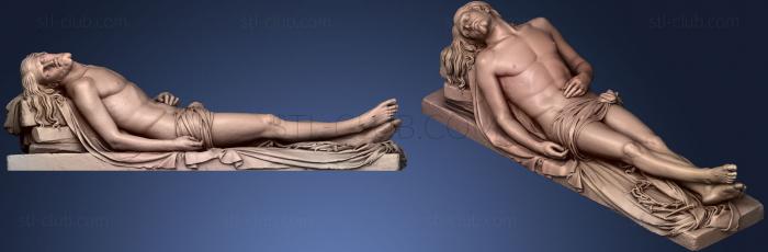 Dead Christ Sculpture