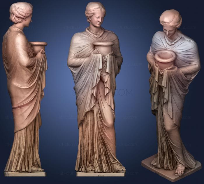 3D model Standing Isis Priest (STL)