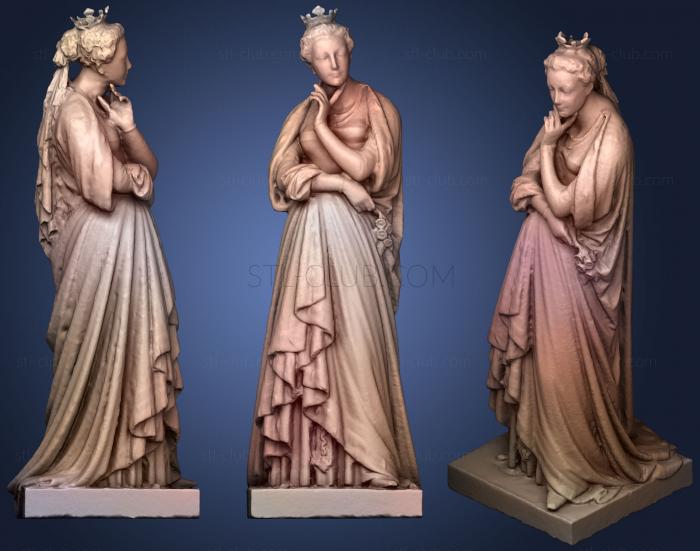 3D model Marguerite d Angoulme Jardin du Luxembourg (STL)