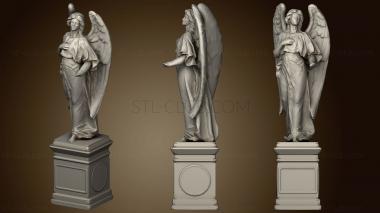 3D model Damaged Angel Statue (STL)