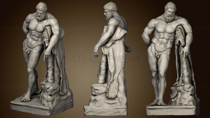 Farnese Hercules by Glykon Museo Archeologico Nazionale Naples