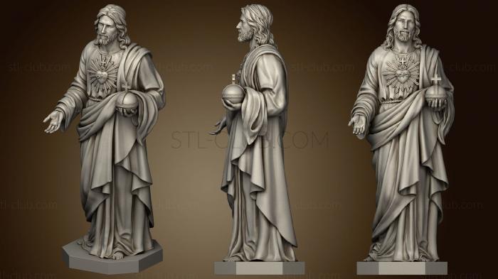 3D model Jesus Christ statue (STL)