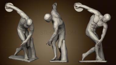 3D model the discobolus of myron (STL)