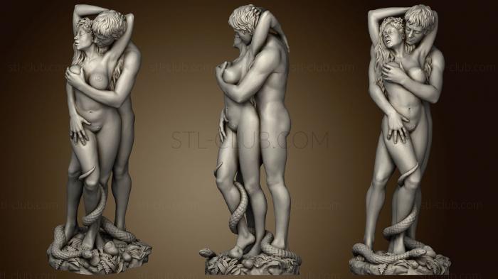 Статуи античные и исторические Адам и Ева