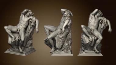 3D model Barberini Faun or Drunken Satyr Glyptothek in Munich Germany Copy Louvre France (STL)