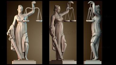 3D model Goddess of justice (STL)