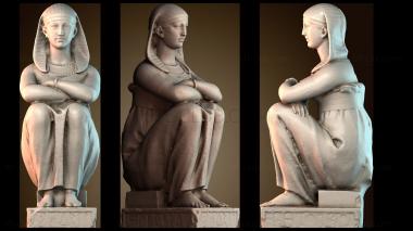 3D model Women statue isis (STL)