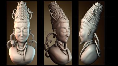 3D модель Бюст Шивы (STL)