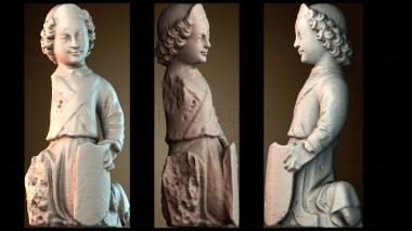 3D мадэль Коленопреклоненный ангел (STL)