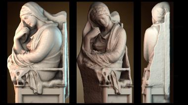 3D мадэль Встречена стела женщины (STL)