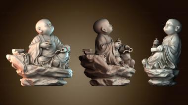 3D model Little monk (STL)