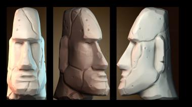 3D мадэль Каменная голова (STL)