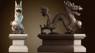 3D мадэль Китайский дракон (STL)