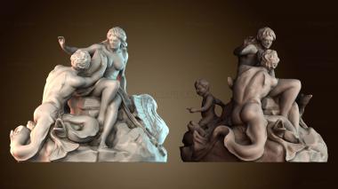 3D мадэль Фонтан «Тритон и наяда» в Вене, Австрия (STL)