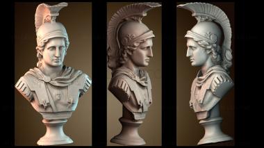 3D model Alexander the Great Sculpture Statue, Italy (STL)