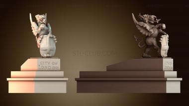 3D модель Дракон Лондонского Сити (STL)