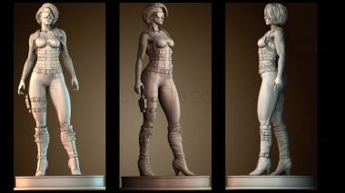 3D мадэль Милла Йовович — Обитель зла (STL)