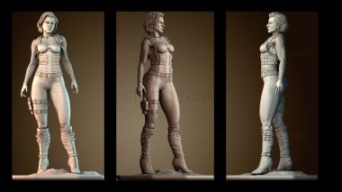 3D model Alice in the movie Resident Evil (STL)