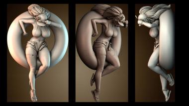 3D модель Вероника плавает в море (STL)