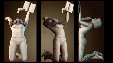 3D модель Женщина агент ЦРУ (STL)