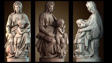 3D модель Мадонна Брюгге (STL)