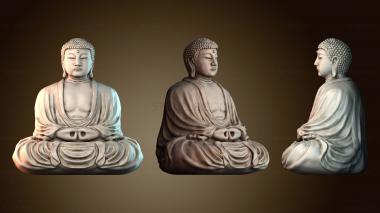 3D модель Великий Будда в Камакуре, Япония (STL)
