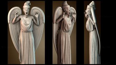 3D model Christmas Weeping Angel (STL)