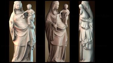 3D model Virgin Mary (STL)