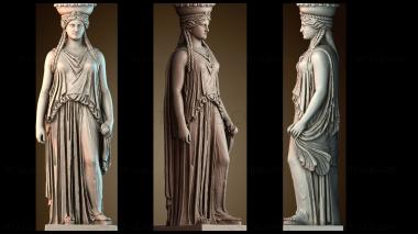 3D model Copy of Caryatid C, Erechtheion of the Acropolis (STL)