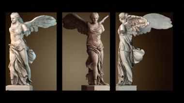 3D мадэль Голова Венеры, мешап с крылатой Викторией Самофракийской (STL)