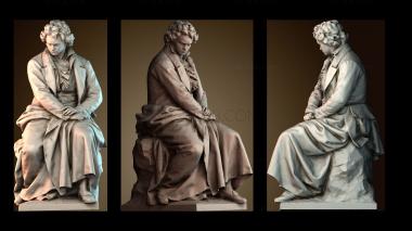 3D мадэль Людвиг ван Бетховен (STL)