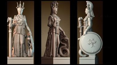 3D мадэль Афина Варвакион в Национальном археологическом музее Афин, Греция (STL)