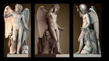 3D мадэль Торжествующий Купидон (STL)