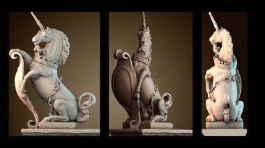 3D model Unicorn in St Mary Abchurch (STL)